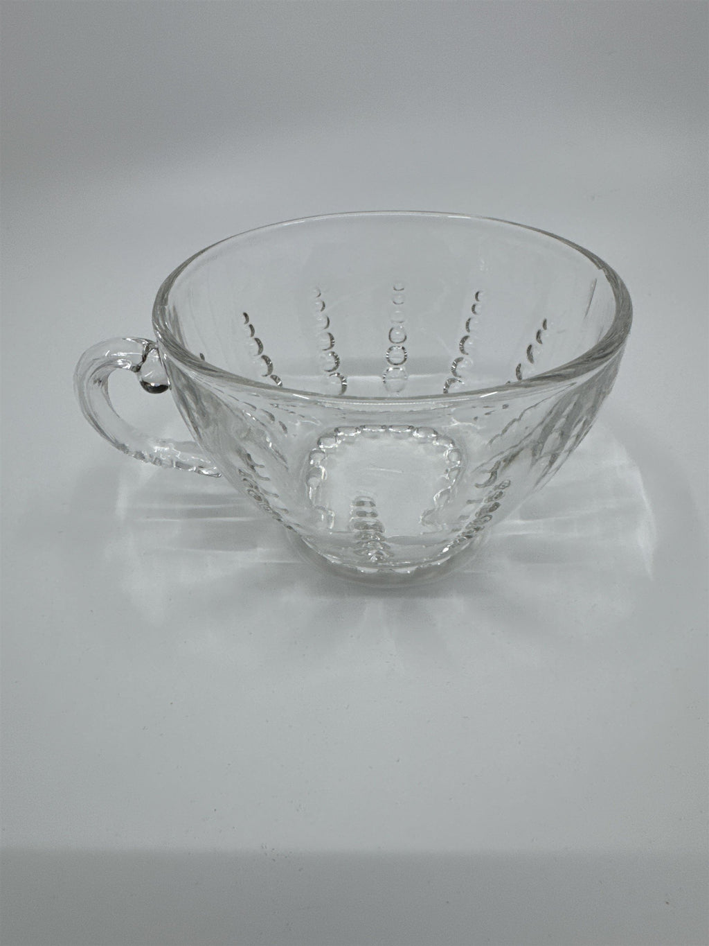 Set of 4 Vintage Depression Federal Imperial Tea/Punch Glass Bubble Cups