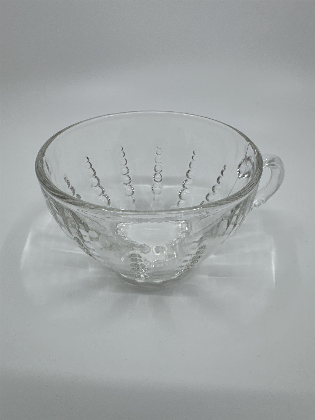 Set of 4 Vintage Depression Federal Imperial Tea/Punch Glass Bubble Cups