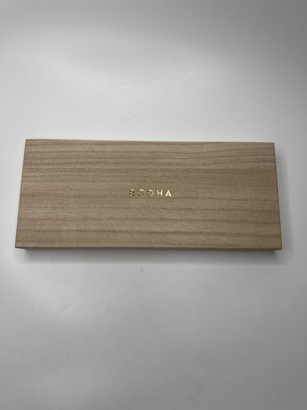 Wooden Bodha Incense Empty Box with Set of Daily Affirmation/Inspirational Cards
