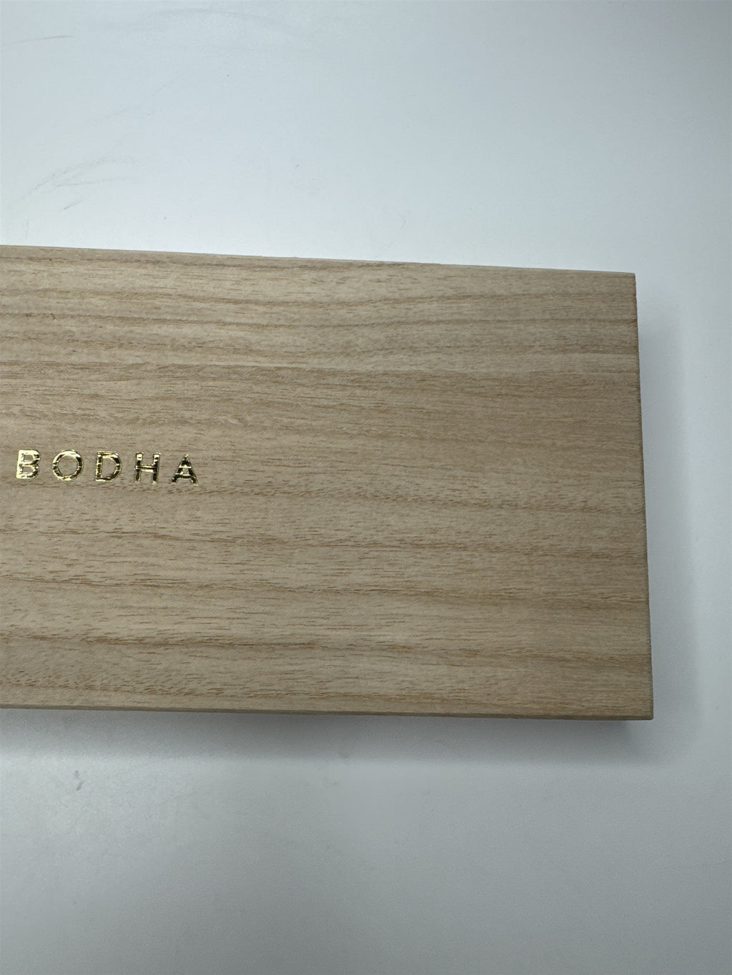 Wooden Bodha Incense Empty Box with Set of Daily Affirmation/Inspirational Cards