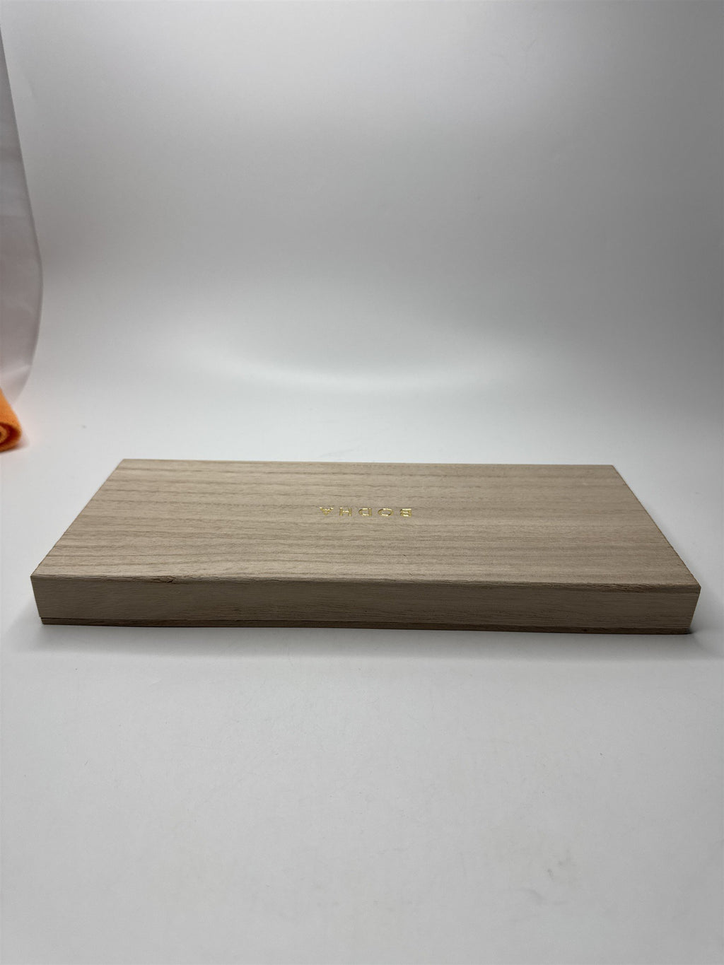 Wooden Bodha Incense Empty Box with Set of Daily Affirmation/Inspirational Cards
