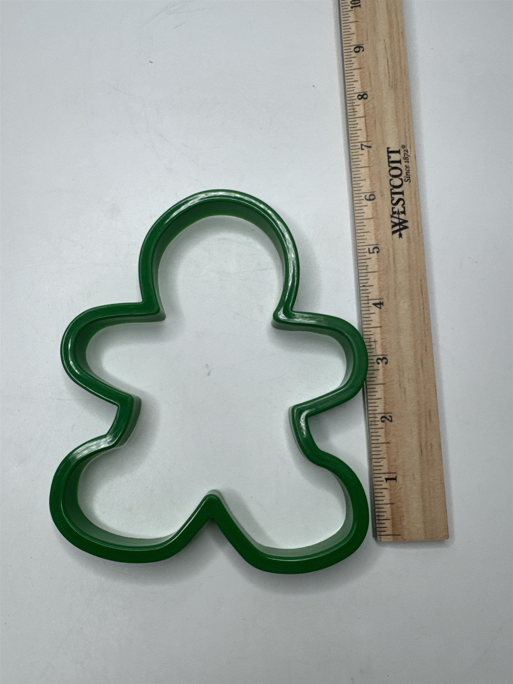 Lot of 5 Large Cookie Cutters Including a Star, Two Circles, and Gingerbread