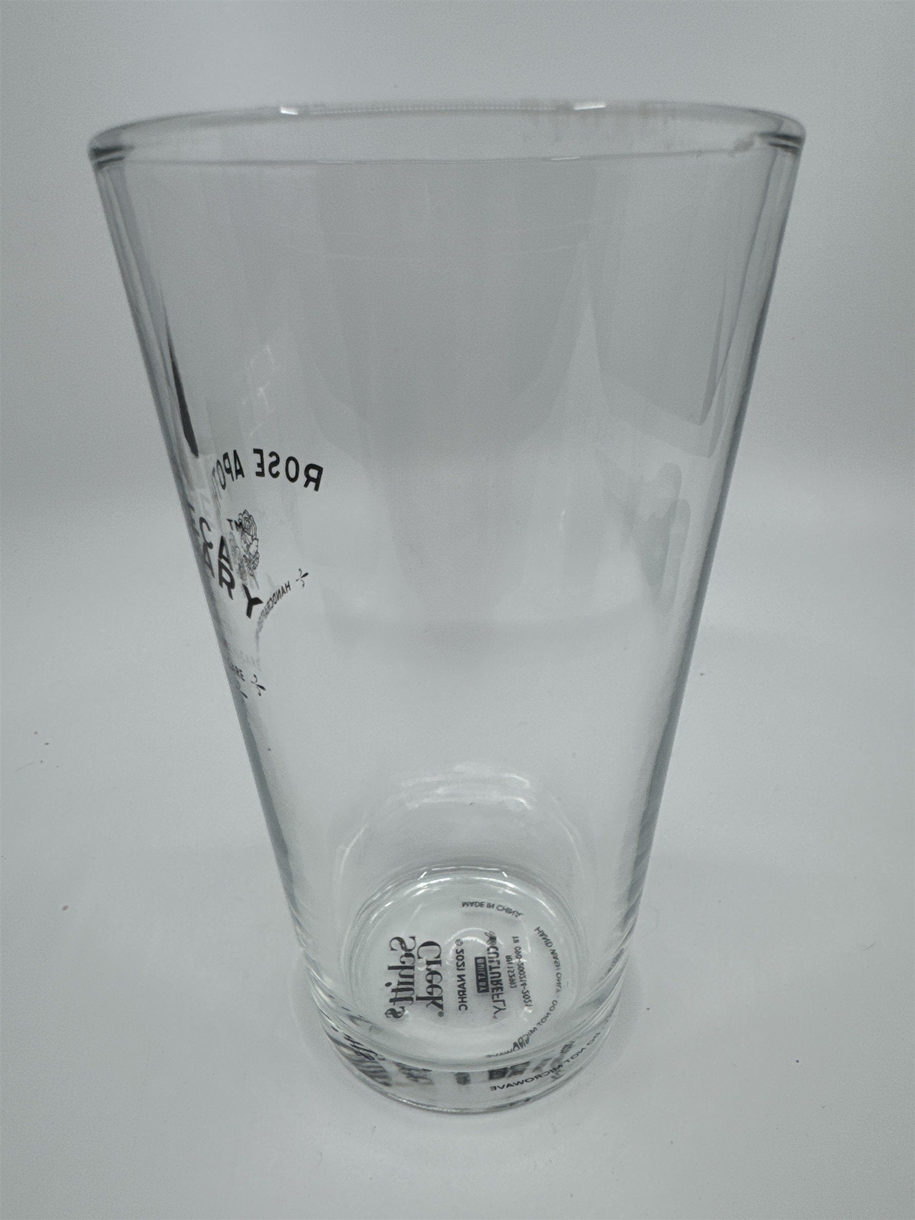 Schitt's Creek Rose Apothecary Handcrafted with Care Glass By CultureFly