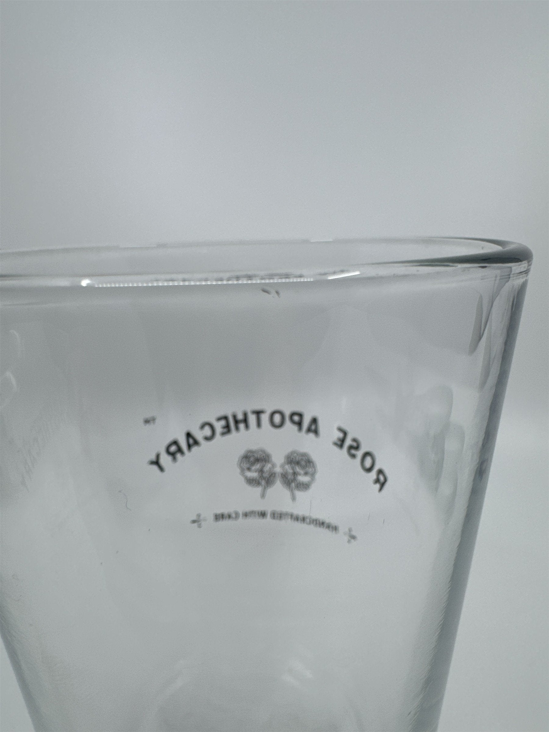 Schitt's Creek Rose Apothecary Handcrafted with Care Glass By CultureFly