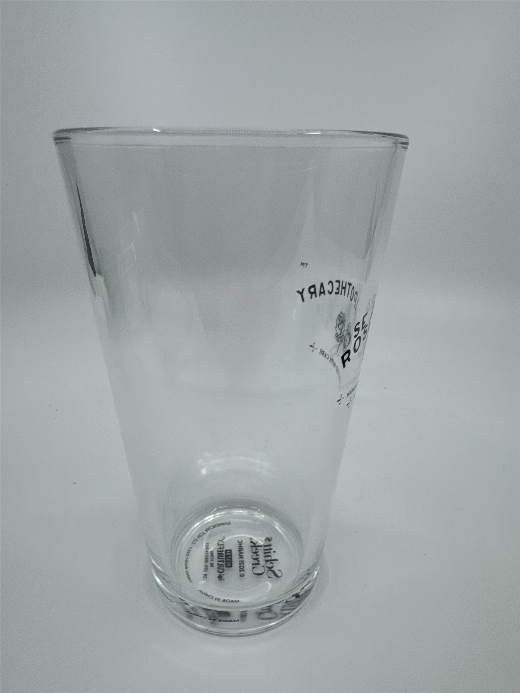Schitt's Creek Rose Apothecary Handcrafted with Care Glass By CultureFly