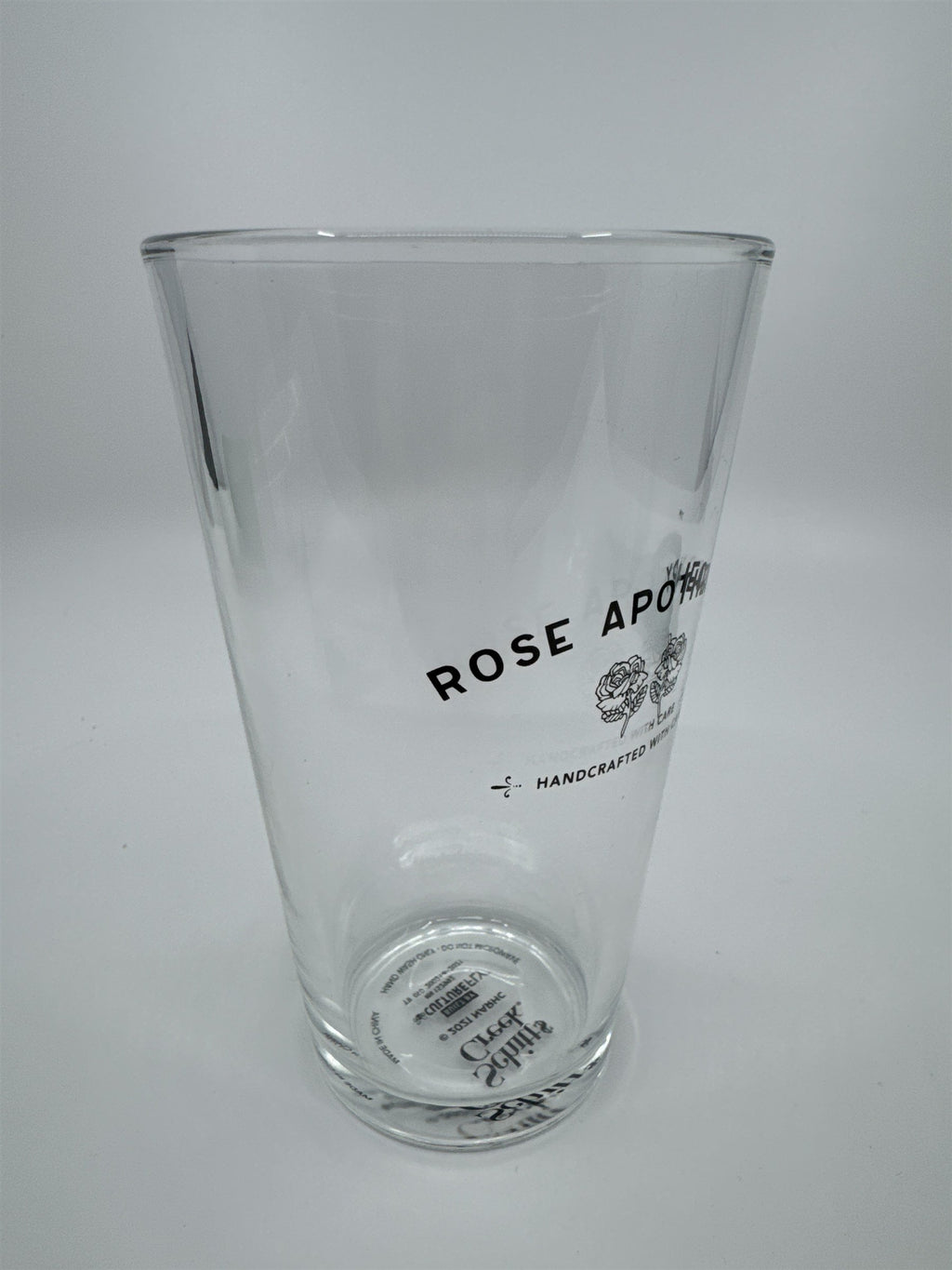 Schitt's Creek Rose Apothecary Handcrafted with Care Glass By CultureFly