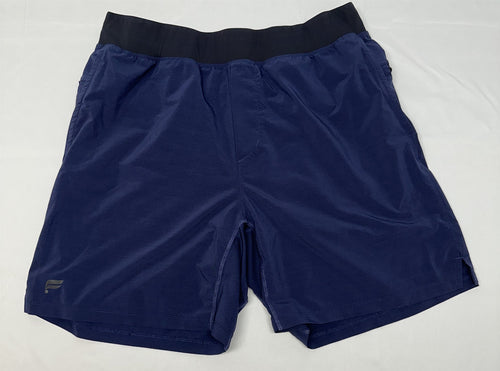 Fabletics Mens Athletic Lightweight Stretch Shorts Size XL Navy Blue 7" Inseam