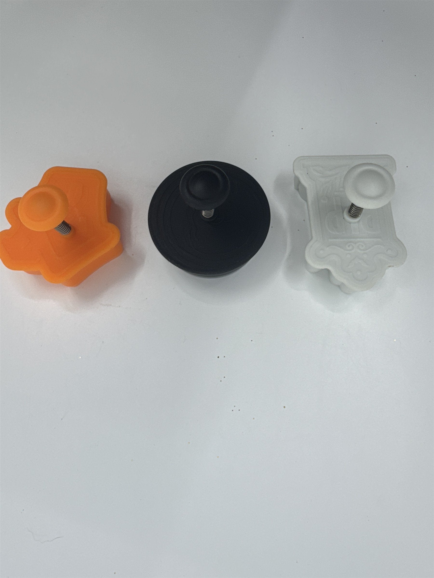 Set of Three Halloween Stamp Cookie Cutters Skull, Tombstone, and Haunted House