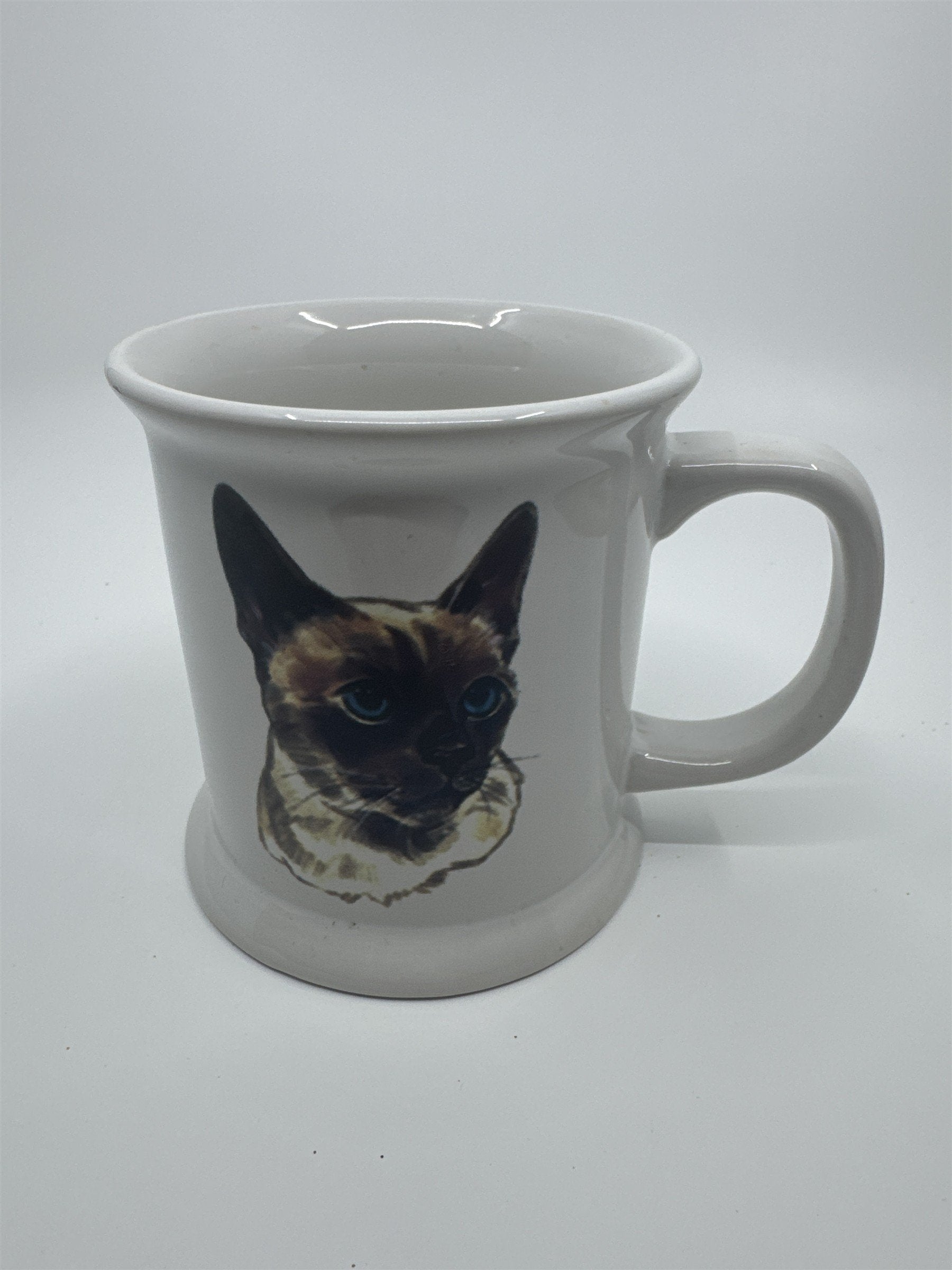 The Legend of Series: Siamese Cat White Coffee Mug Cat Lover's Mug