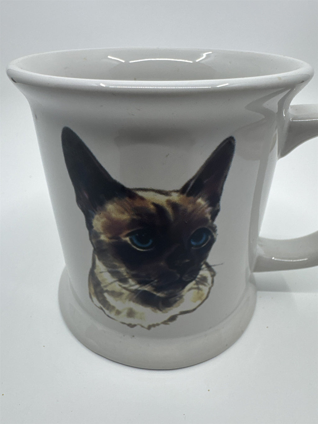The Legend of Series: Siamese Cat White Coffee Mug Cat Lover's Mug