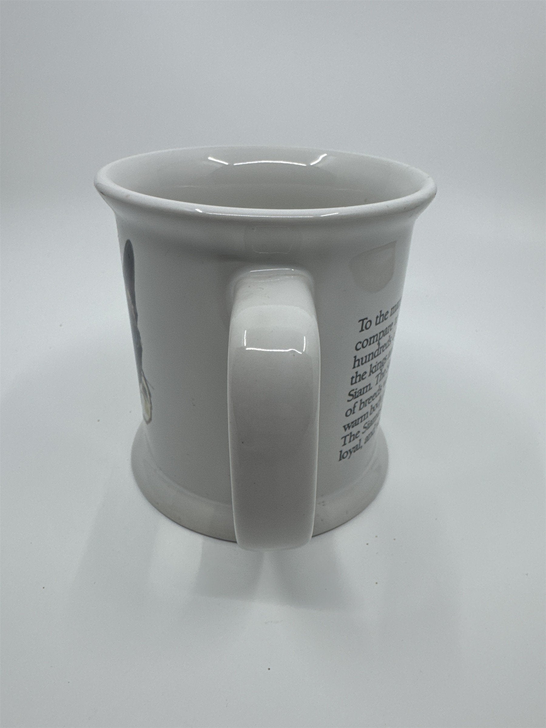 The Legend of Series: Siamese Cat White Coffee Mug Cat Lover's Mug