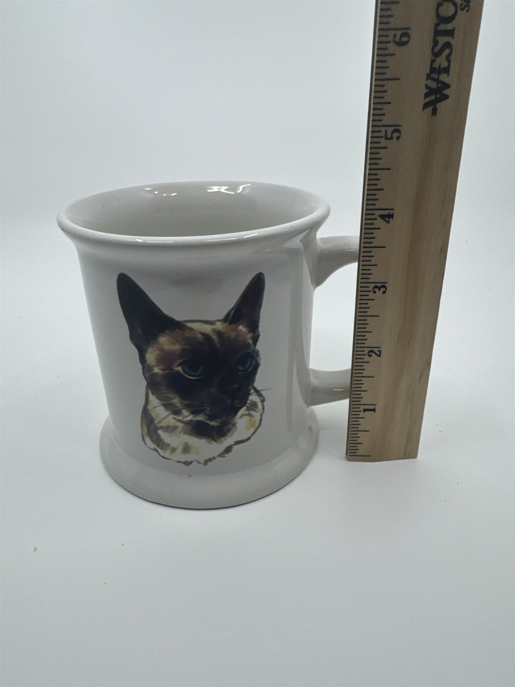 The Legend of Series: Siamese Cat White Coffee Mug Cat Lover's Mug