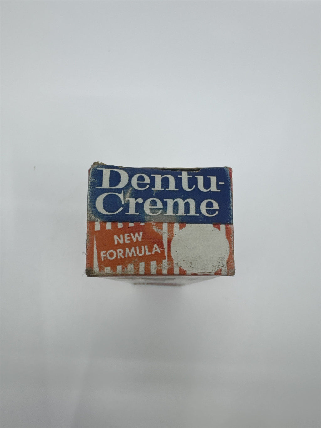 Vintage Dentu-Creme 2.6 Oz Toothpaste for False Teeth by Wernet's With Contents