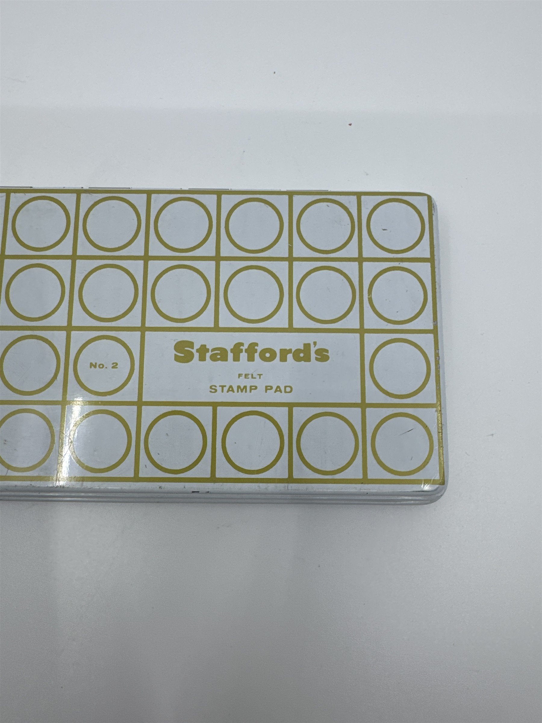 Vintage Stafford's Felt Stamp Pad Stafford Reeves Inc.