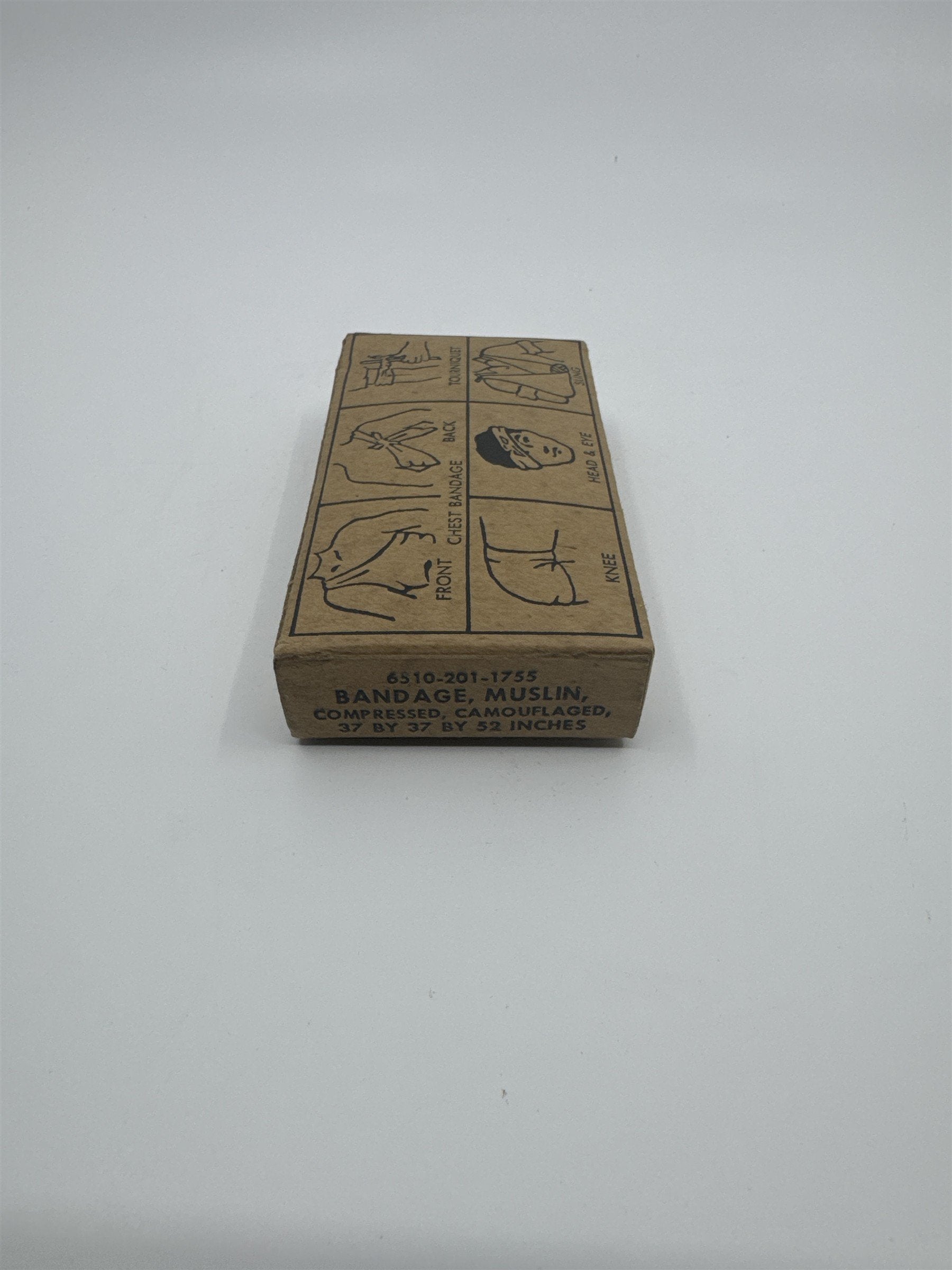 Vintage Lily White Sales Co. Bandage Muslin Compressed Bandage/Dressing In Box