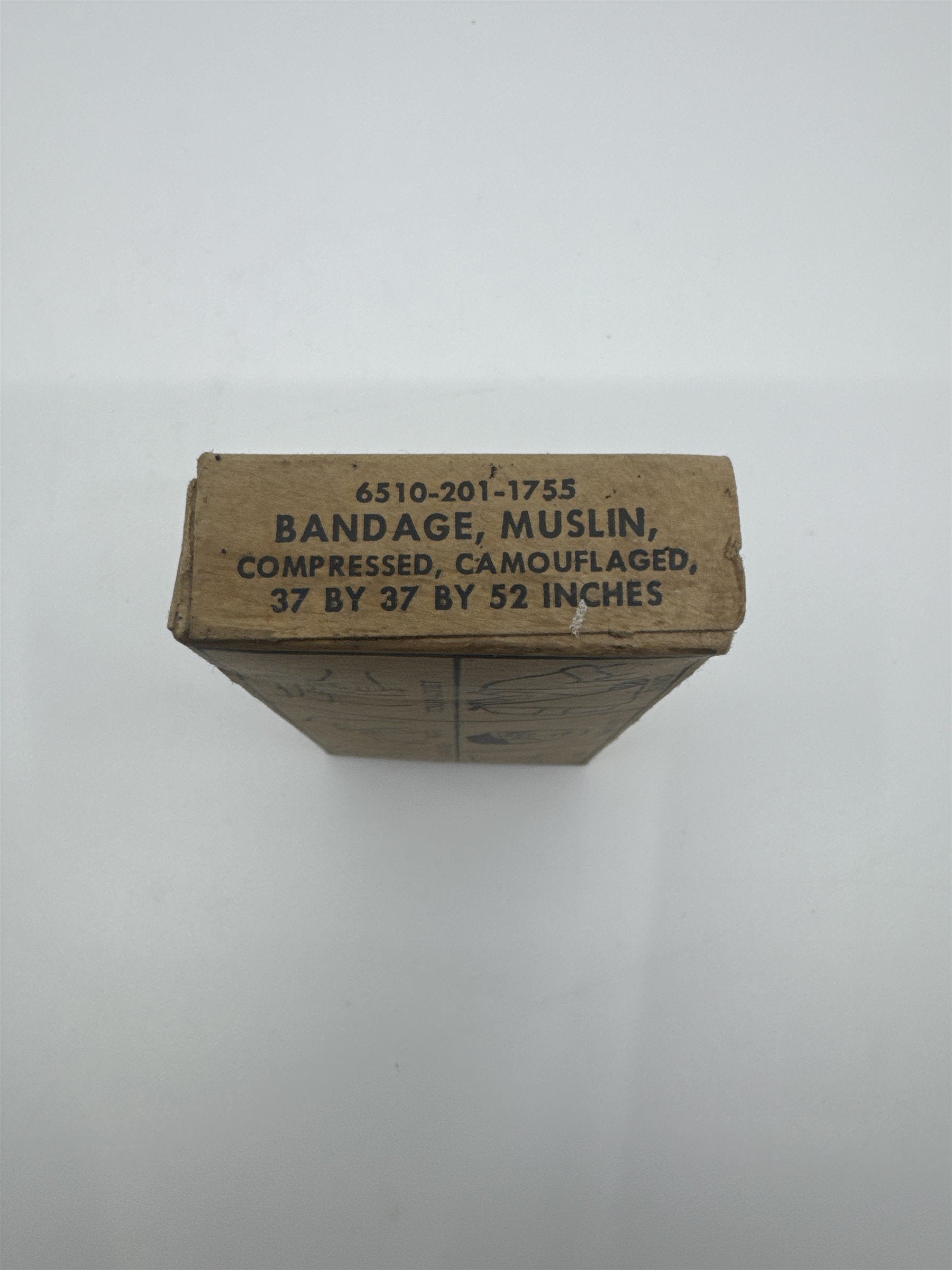 Vintage Lily White Sales Co. Bandage Muslin Compressed Bandage/Dressing In Box