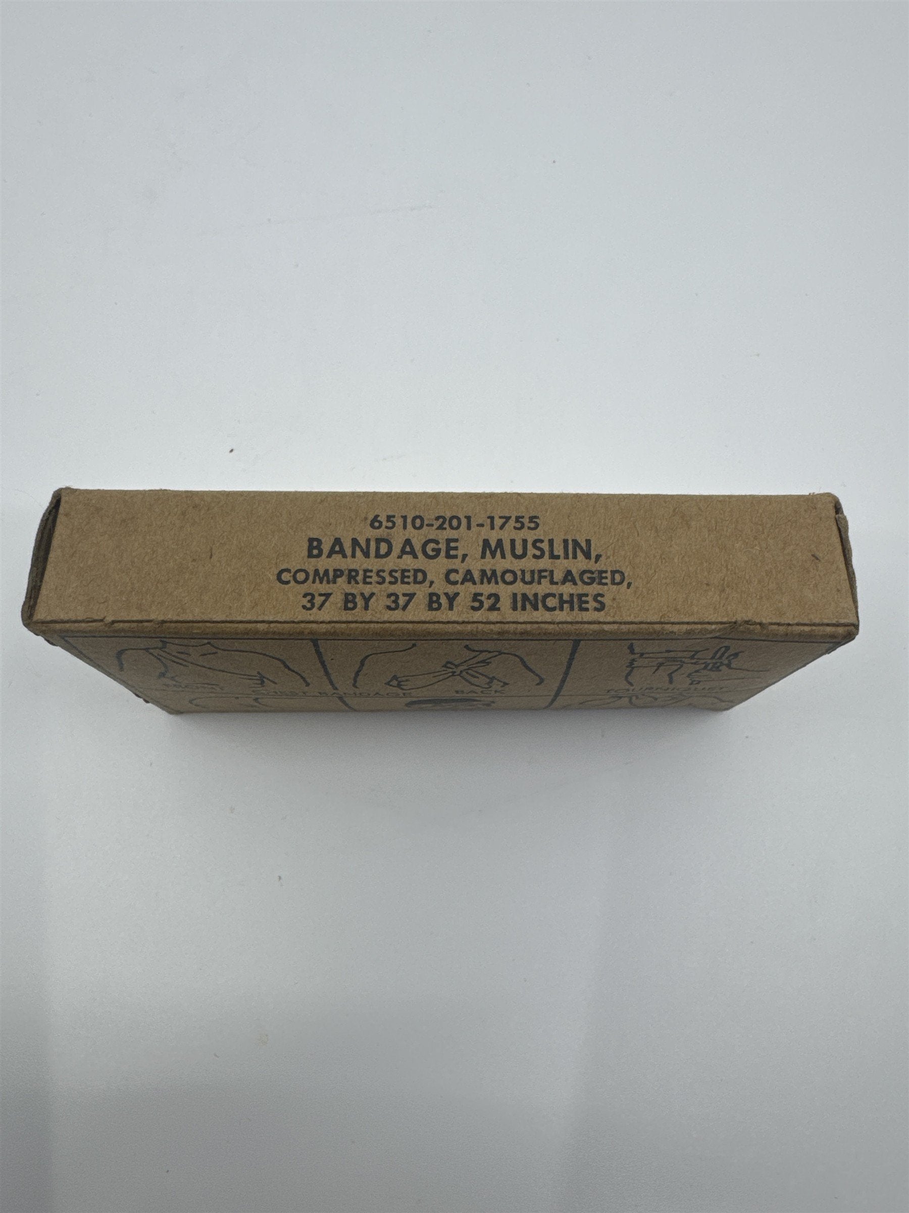 Vintage Lily White Sales Co. Bandage Muslin Compressed Bandage/Dressing In Box