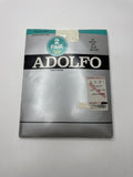 Adolfo Regular Reinforced Toe 2k Cameo White Size B 6307 Pantyhose