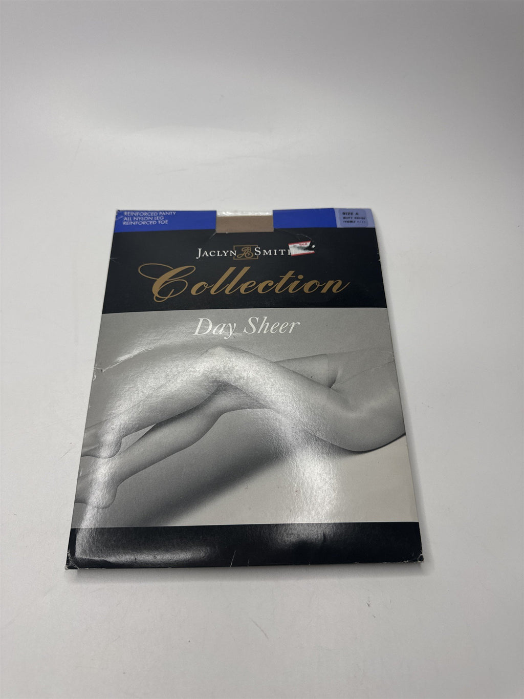 Jaclyn Smith Collection Day Sheer Reinforced Nylon Leg Panty Size A Soft Beige