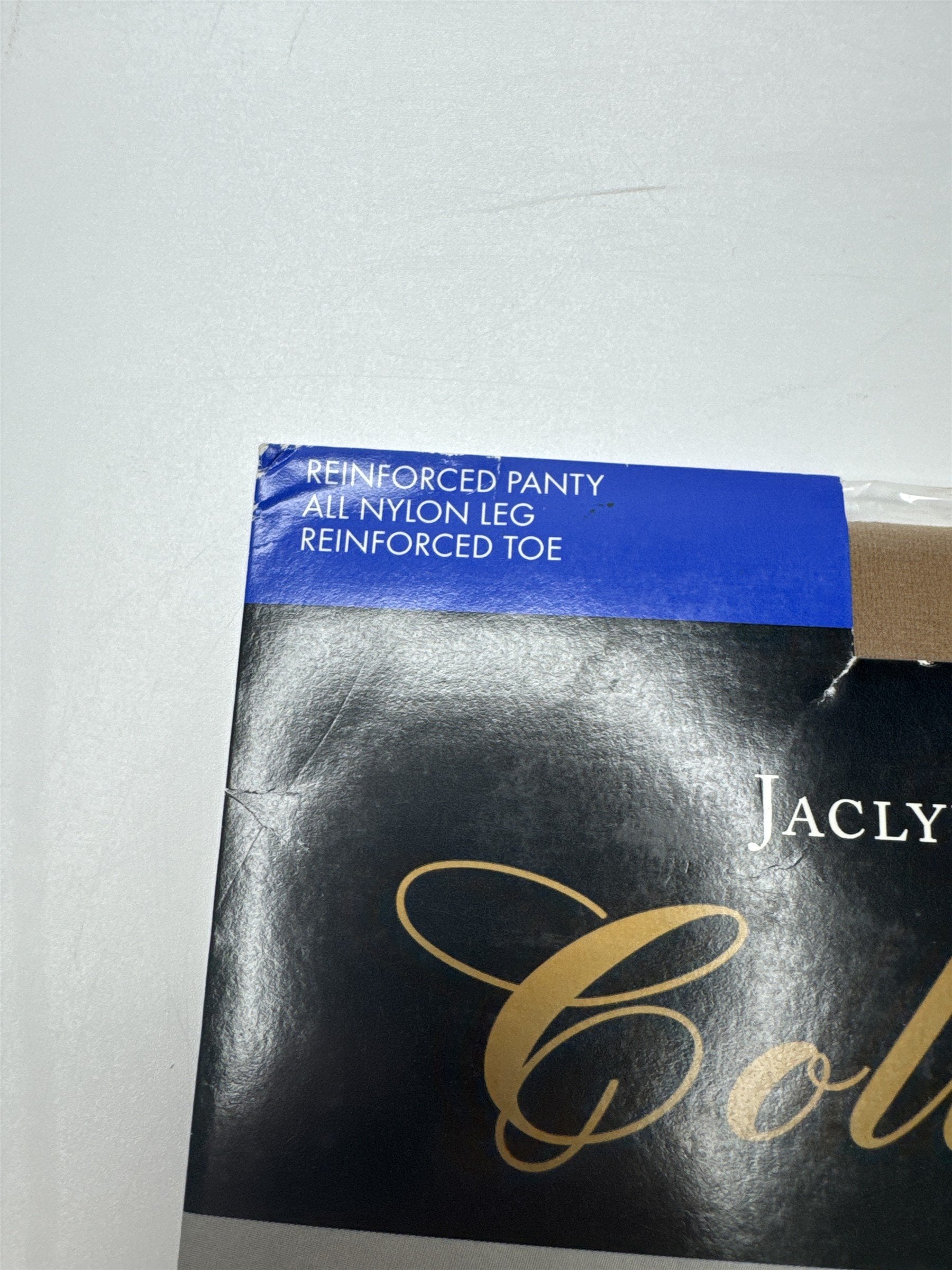 Jaclyn Smith Collection Day Sheer Reinforced Nylon Leg Panty Size A Soft Beige