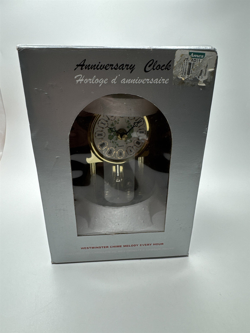 NIB SkyTimer Anniversary Clock Westminster Chime Melody Every Hour Tabletop