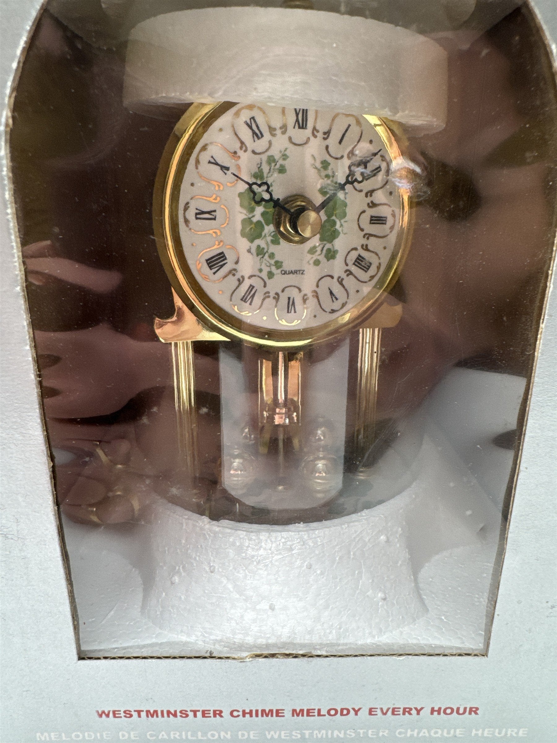 NIB SkyTimer Anniversary Clock Westminster Chime Melody Every Hour Tabletop