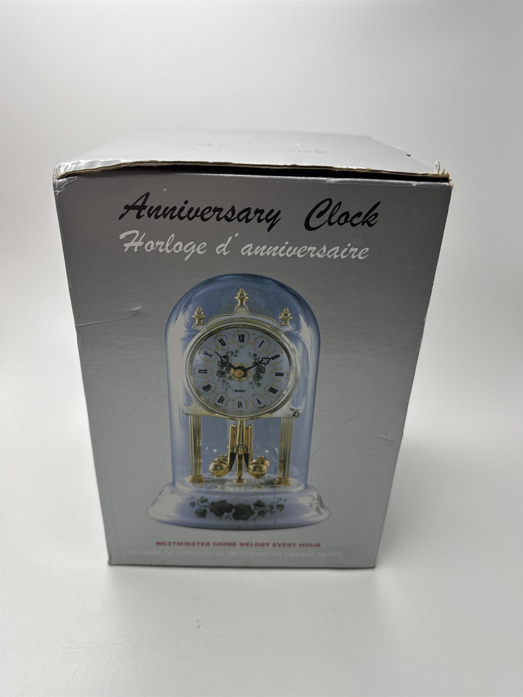 NIB SkyTimer Anniversary Clock Westminster Chime Melody Every Hour Tabletop