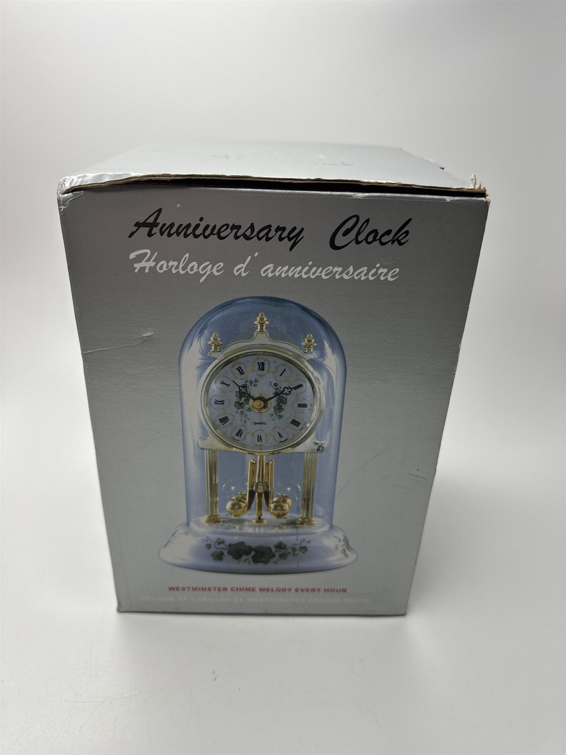 NIB SkyTimer Anniversary Clock Westminster Chime Melody Every Hour Tabletop