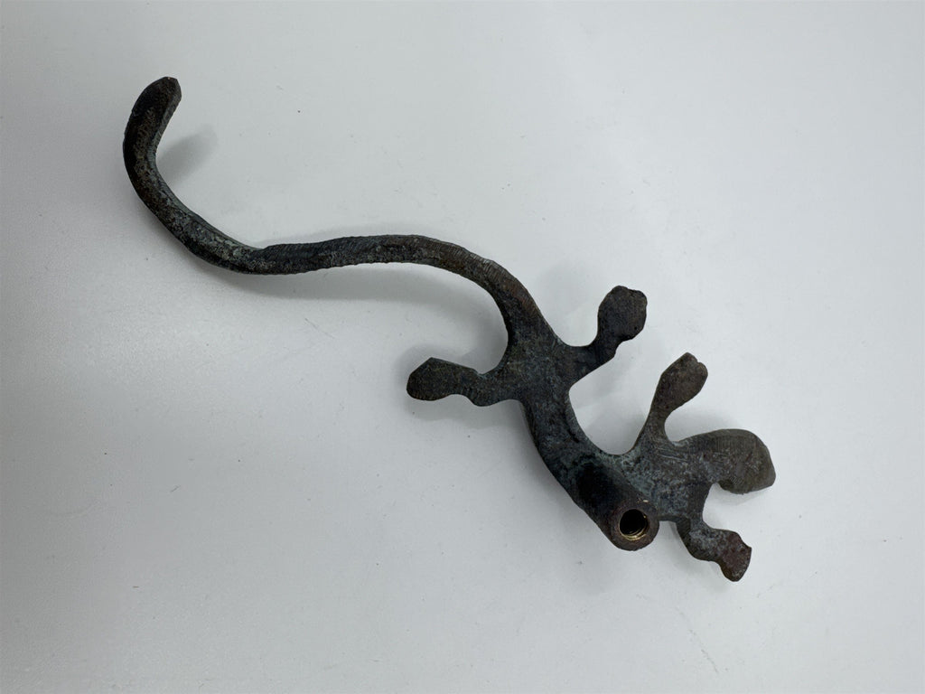Set of Three Vintage Metal Lizard Coat Hangers/Key Hangers/purse Hangers