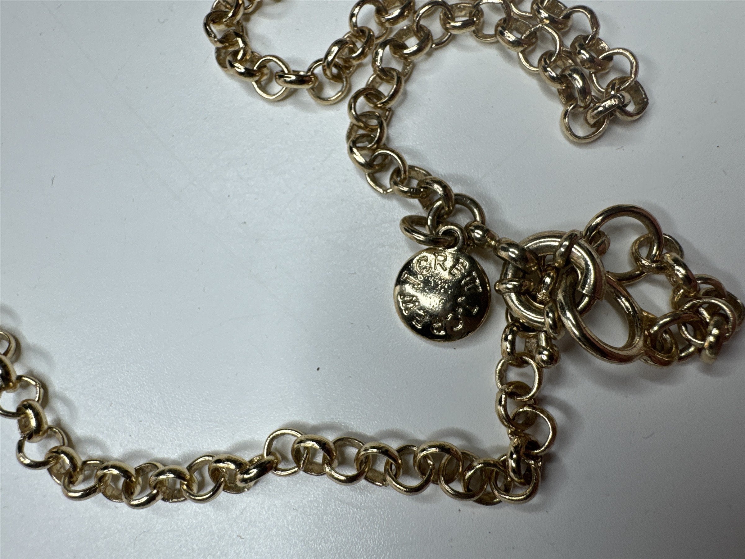 J. Crew Huge White Beaded Statement Chunky Modernist Necklace Gold Tone
