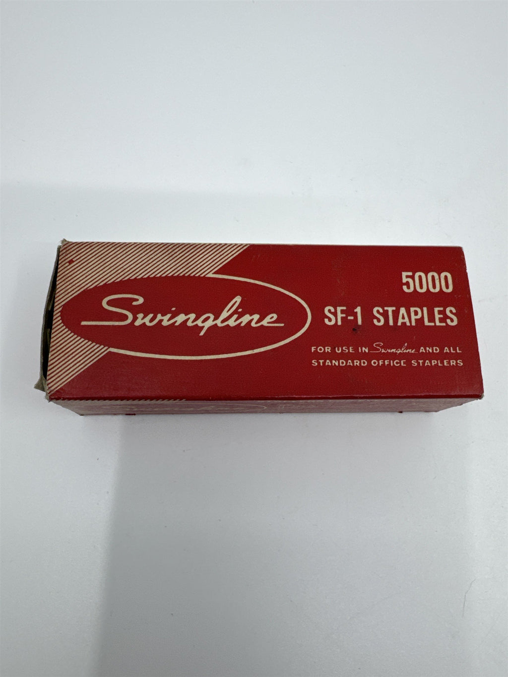 Vintage Swingline No. SF-1 Staples 5000 Staples Box Mostly Full