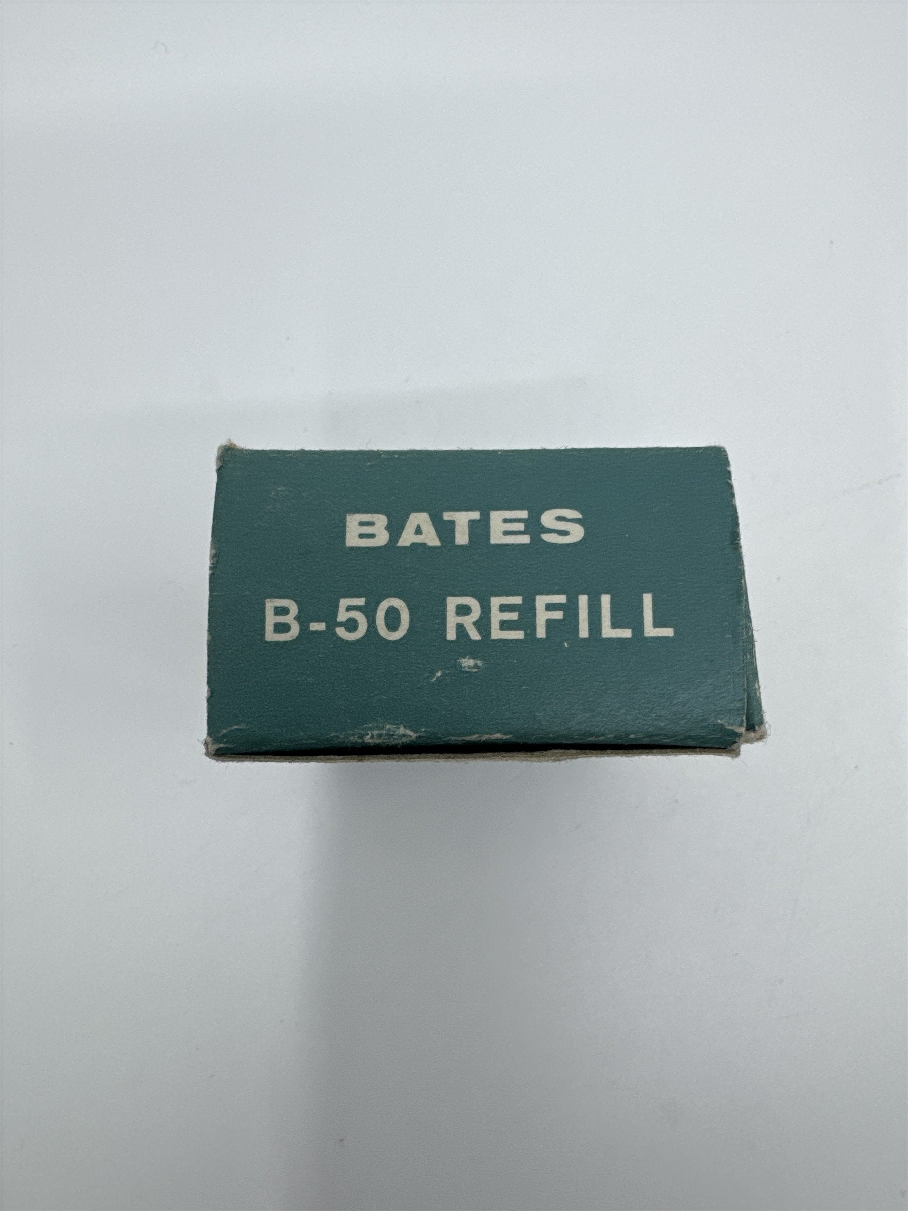 Vintage Bates B-50 Refill 5,000 Brass Staples Maker For Models C and D Staplers