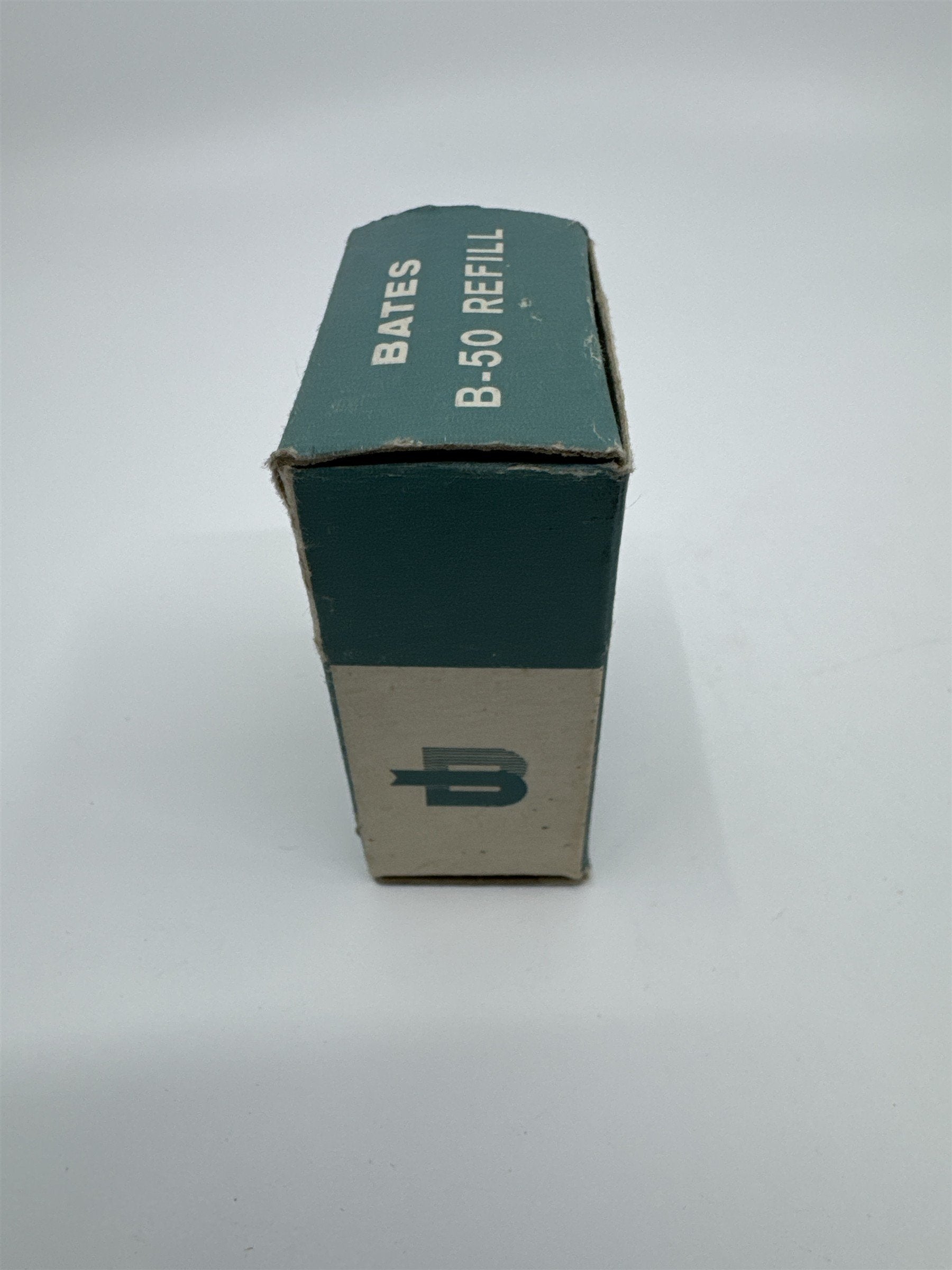 Vintage Bates B-50 Refill 5,000 Brass Staples Maker For Models C and D Staplers