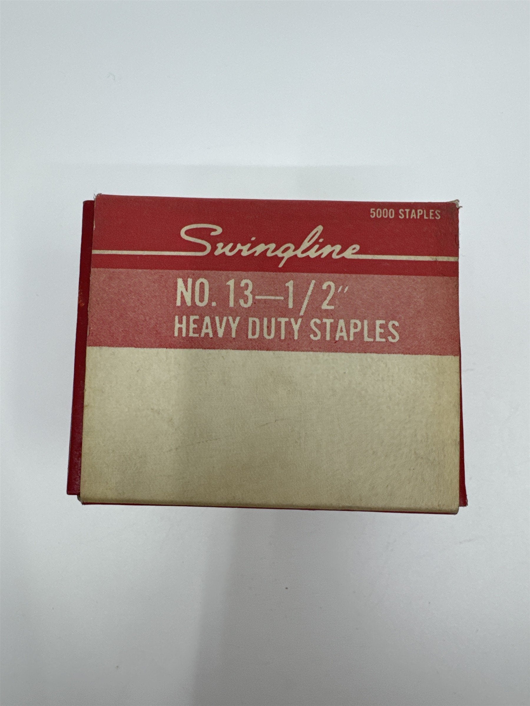 Swingline No. 13-1/2" High Carbon, Chisel Pointed Heavy Duty 5000 Piece Staples