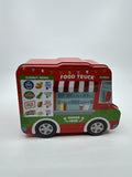 Frankford Candy LLC Gummy Food Truck Tin Mac and Cheese, Bagel Bites, Claussen