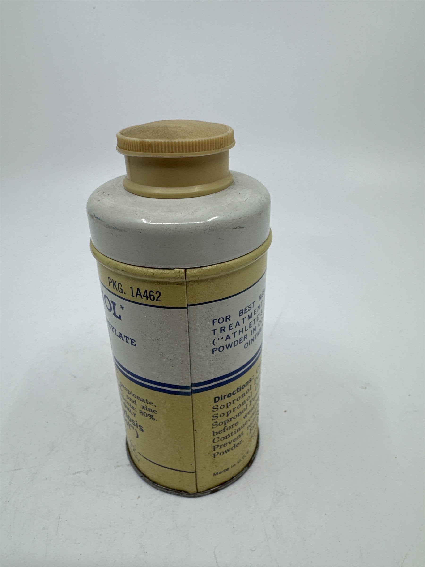 Vintage Sopronol Powder 2 Oz. By Wyeth Laboratories For Athlete's Feet