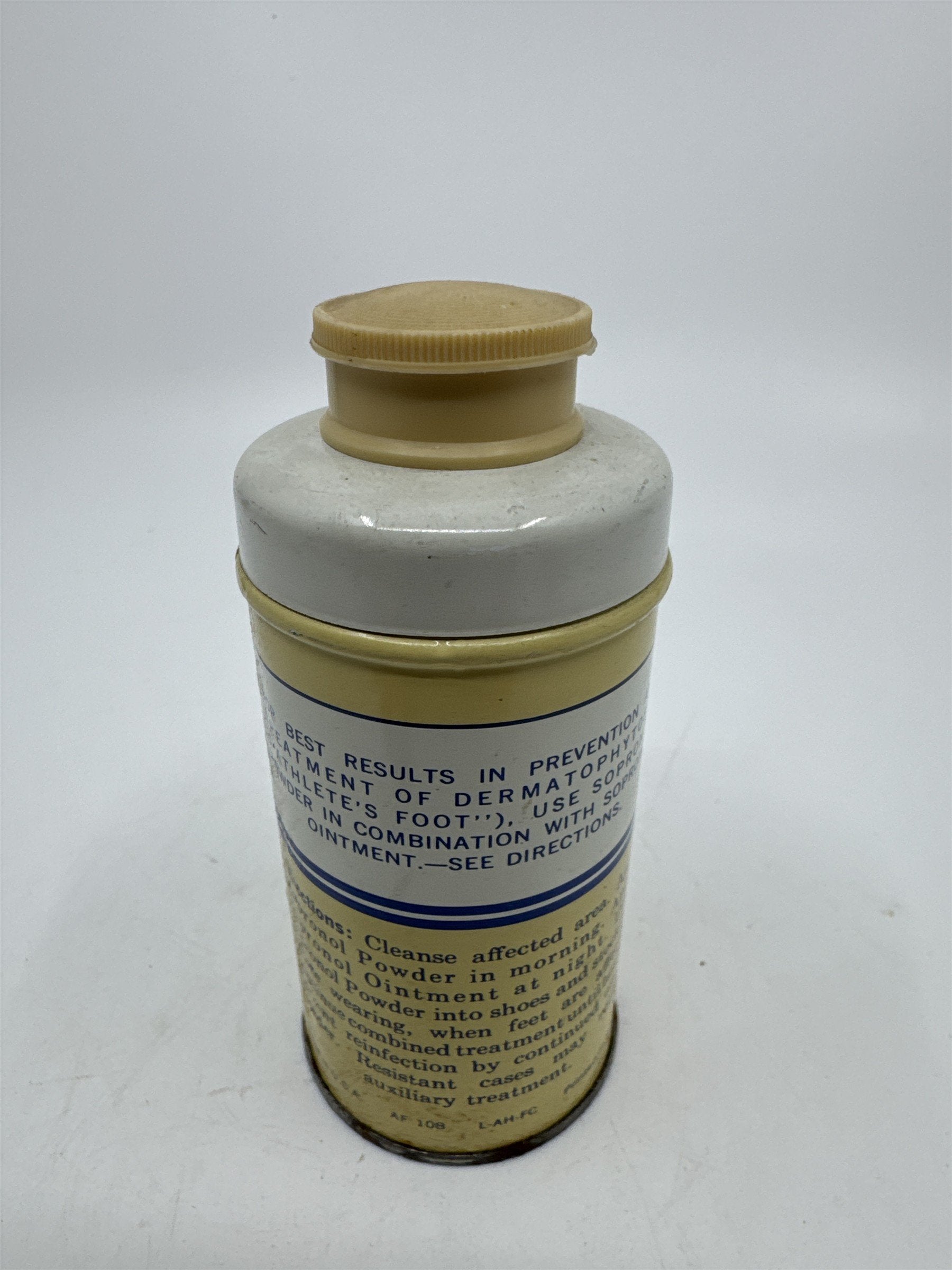 Vintage Sopronol Powder 2 Oz. By Wyeth Laboratories For Athlete's Feet