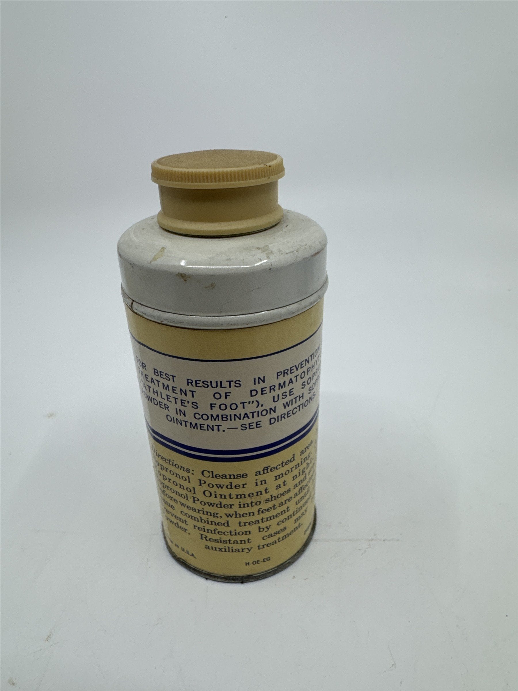Vintage Sopronol Powder 2 Oz. By Wyeth Laboratories For Athlete's Feet