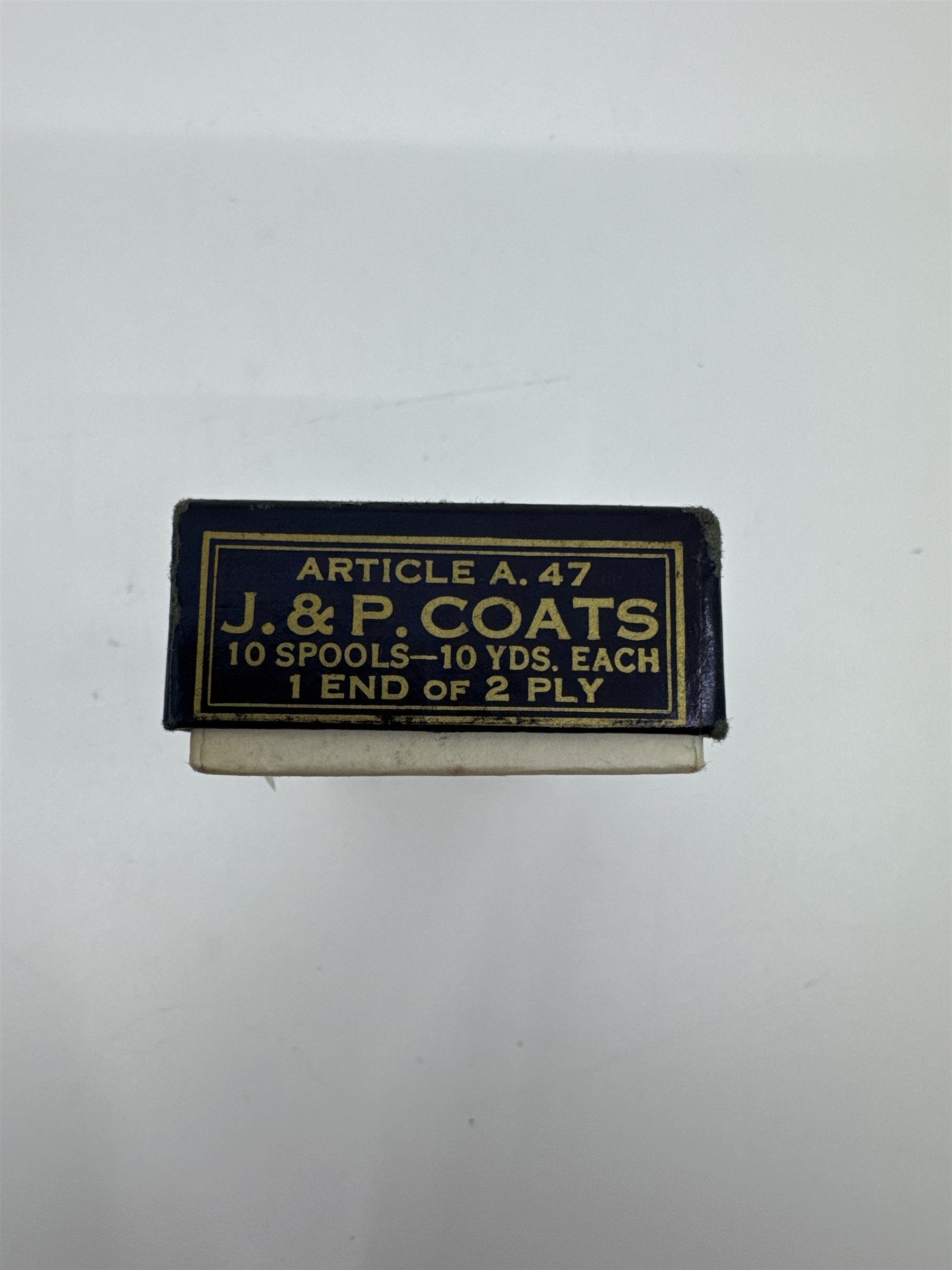 Vintage J & P Coats Mercerized Mending Floss Assortment 8 Spools and Needle