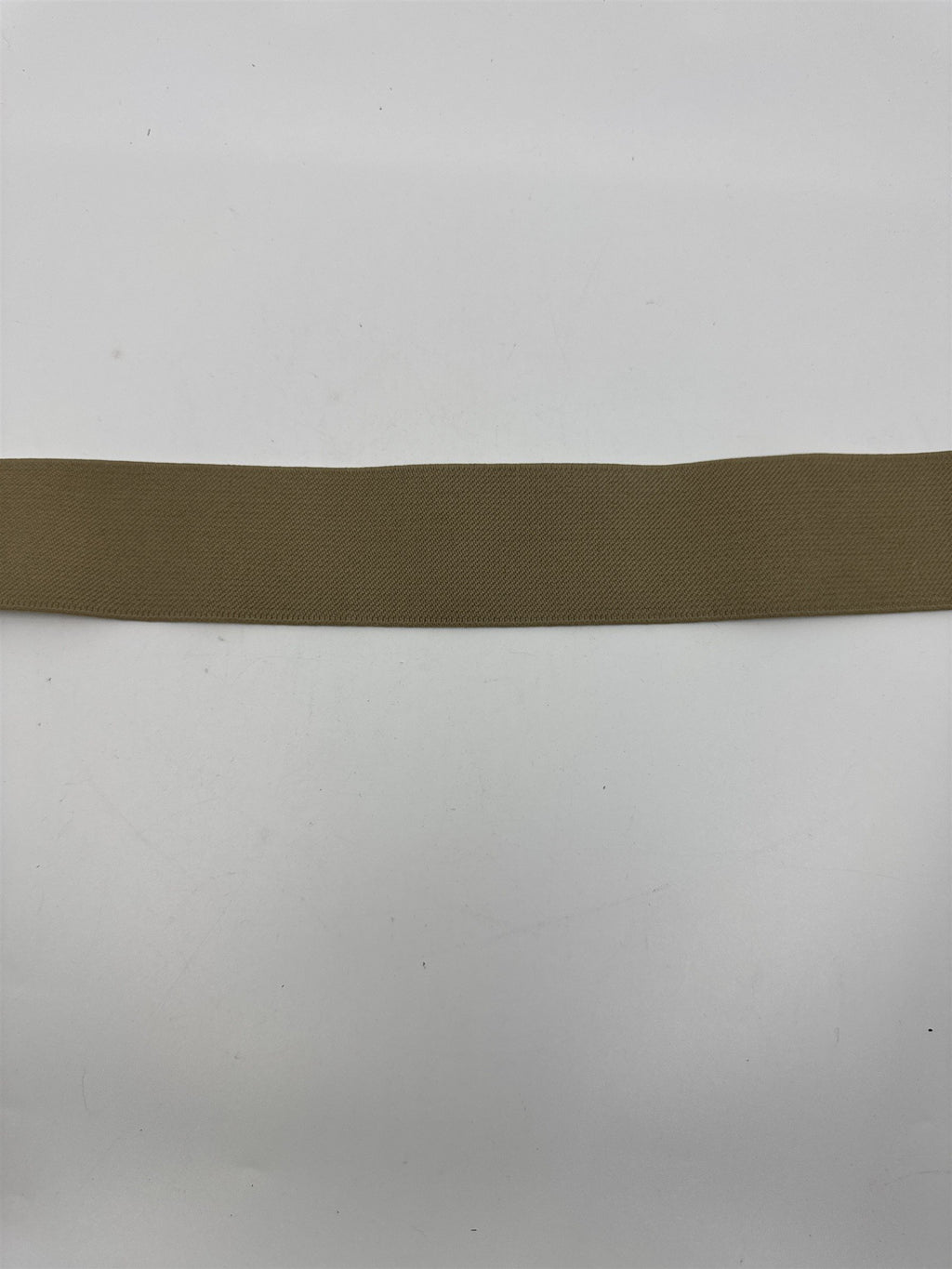 Women's Tan/Beige O-Ring Fashionable Elastic Belt