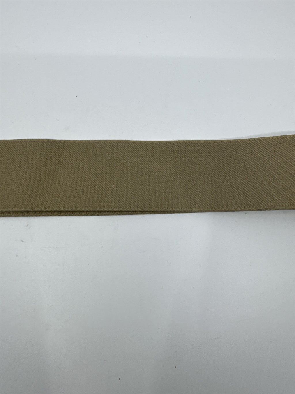 Women's Tan/Beige O-Ring Fashionable Elastic Belt