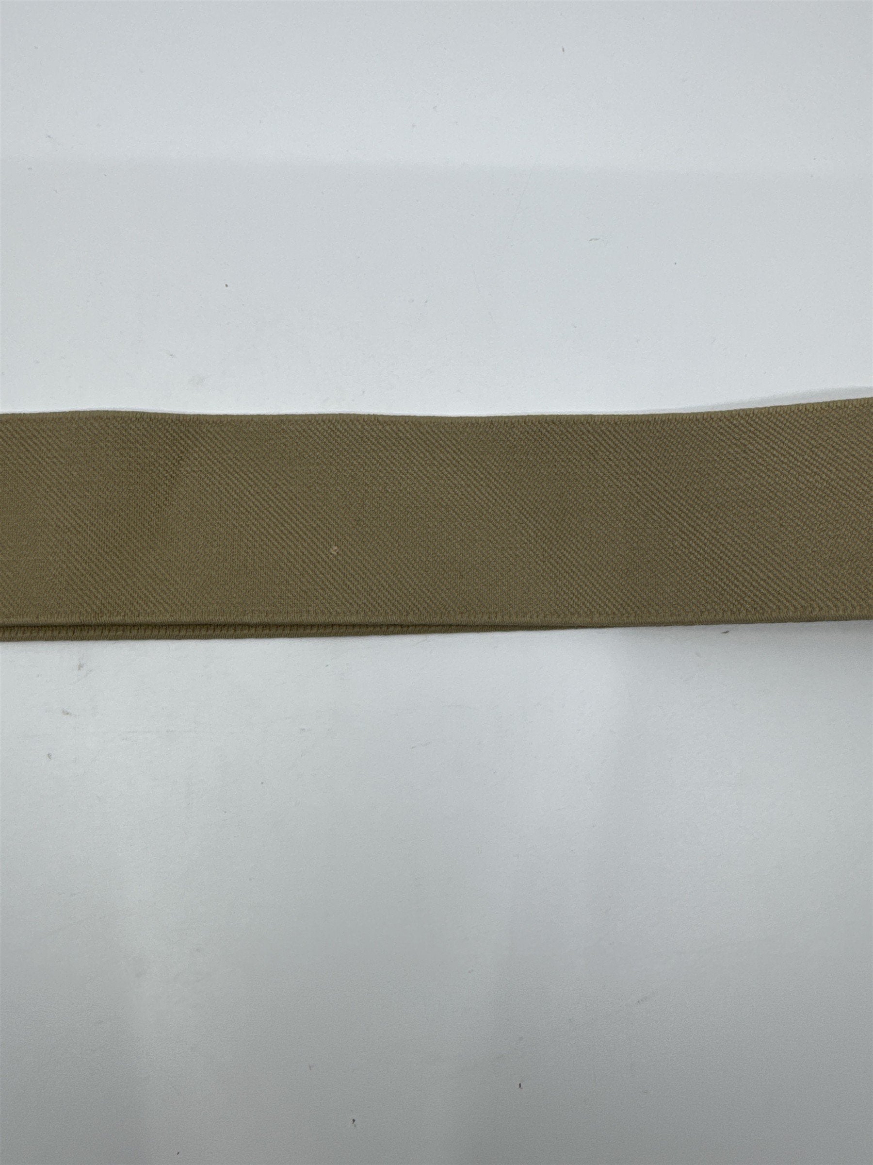 Women's Tan/Beige O-Ring Fashionable Elastic Belt