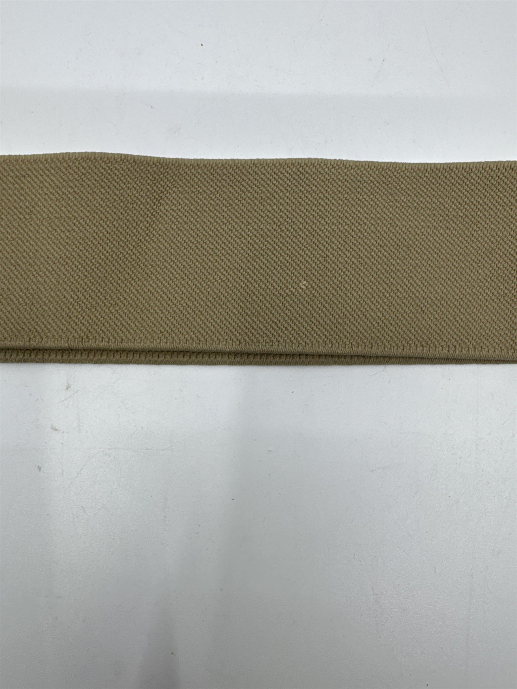 Women's Tan/Beige O-Ring Fashionable Elastic Belt