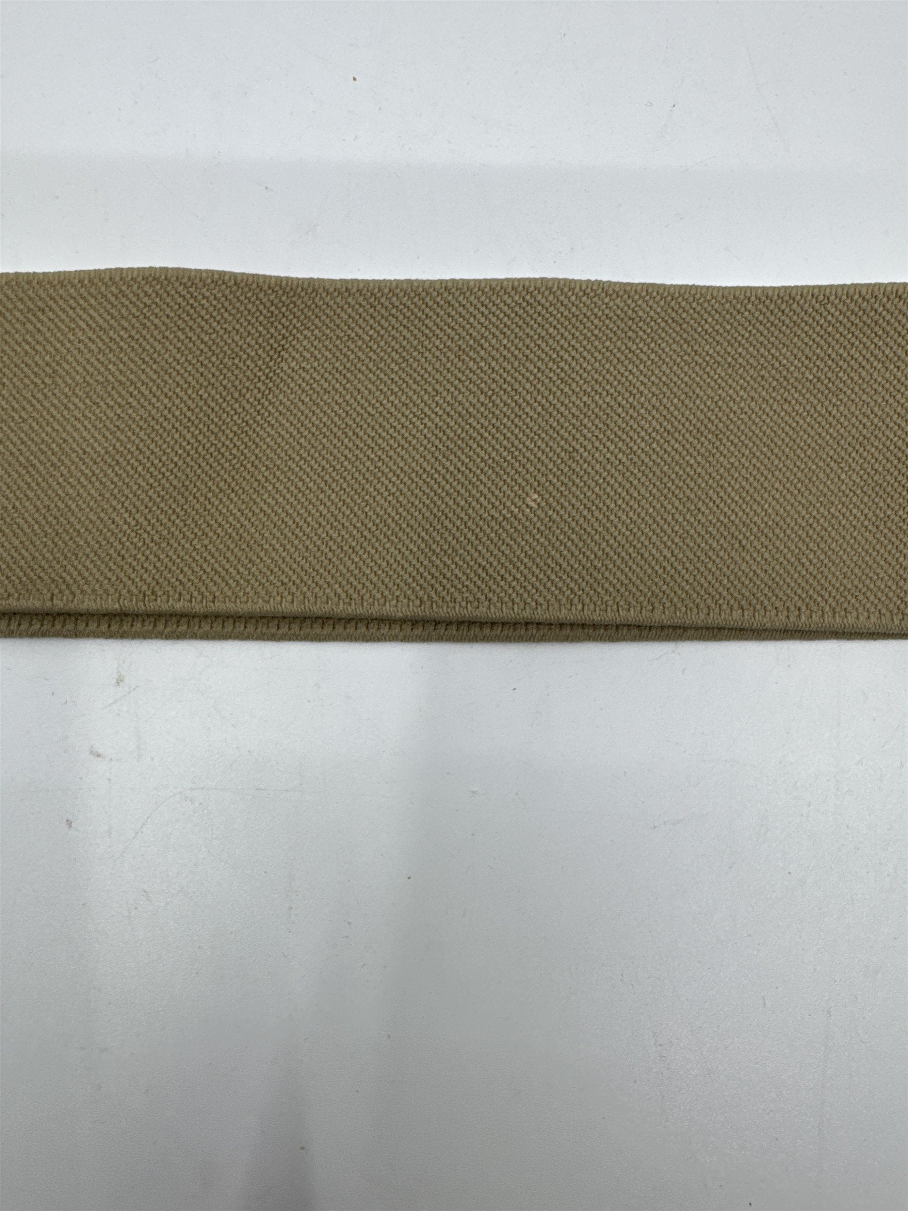 Women's Tan/Beige O-Ring Fashionable Elastic Belt