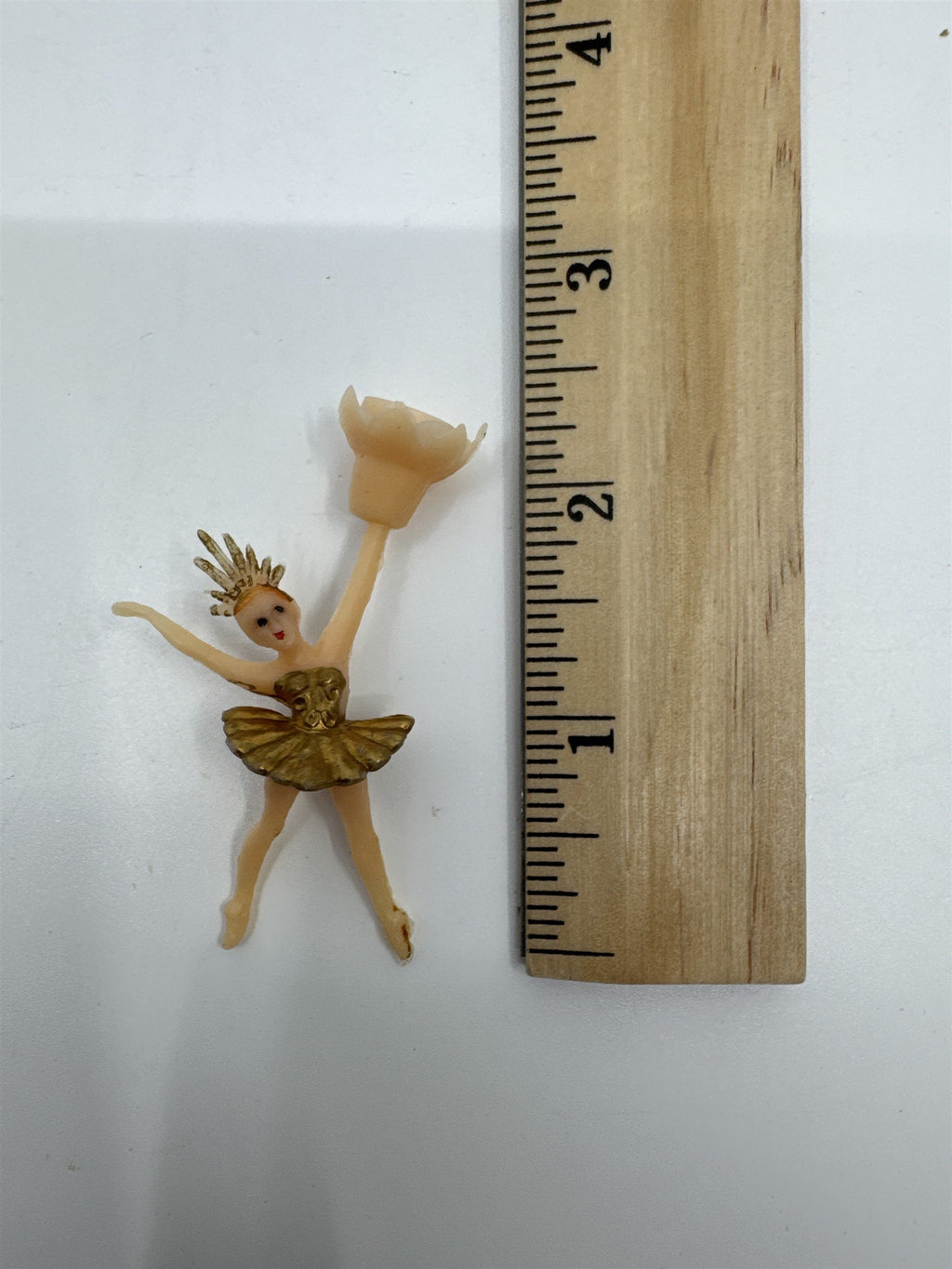 Set of 6 Vintage Ballerina/Tutus Cake Toppers/Candle Holders For Birthday Cakes