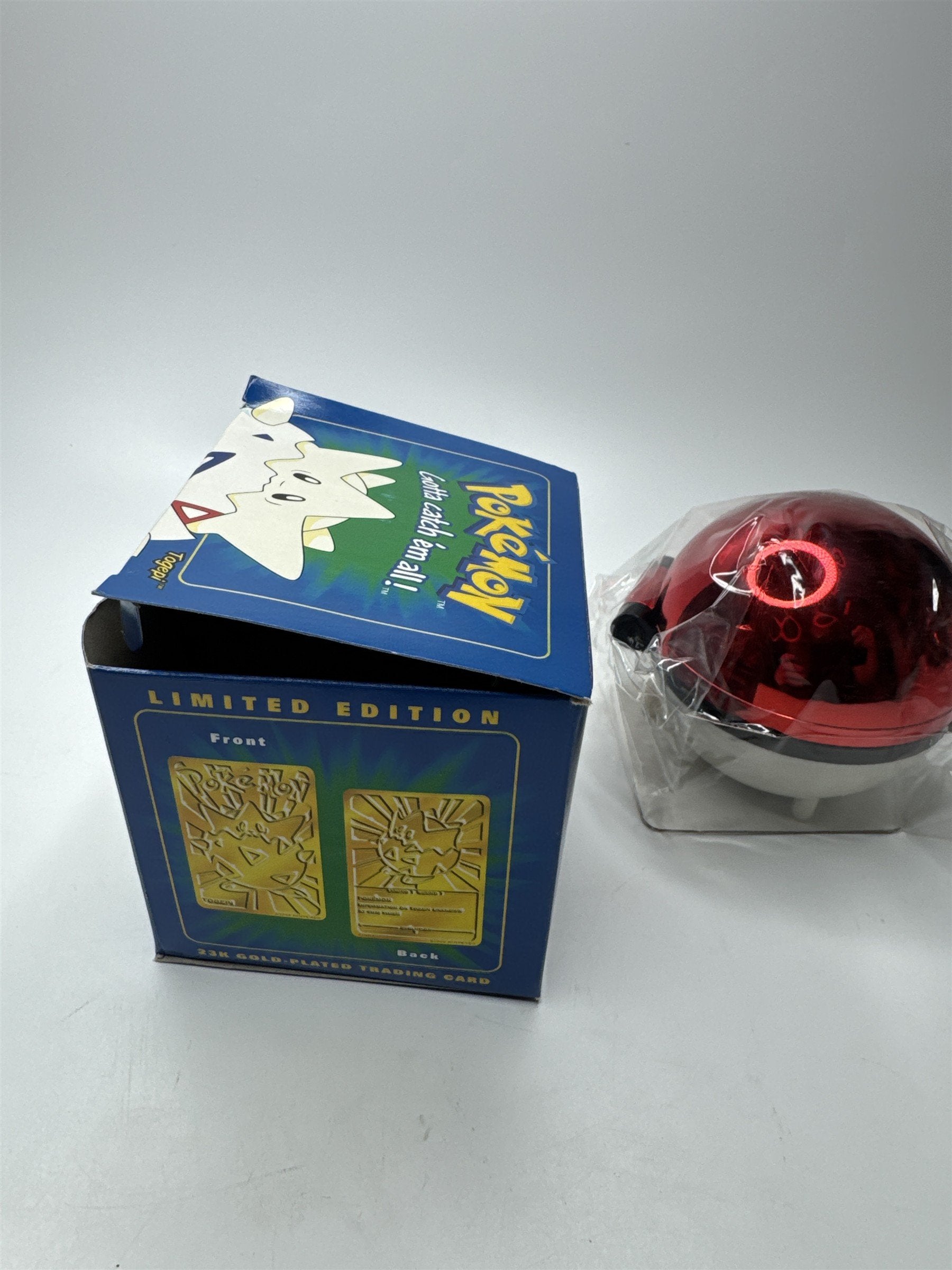 Vintage 1998 Pokemon Limited Edition Togepi 23K Gold-Plated Trading Card IN BOX