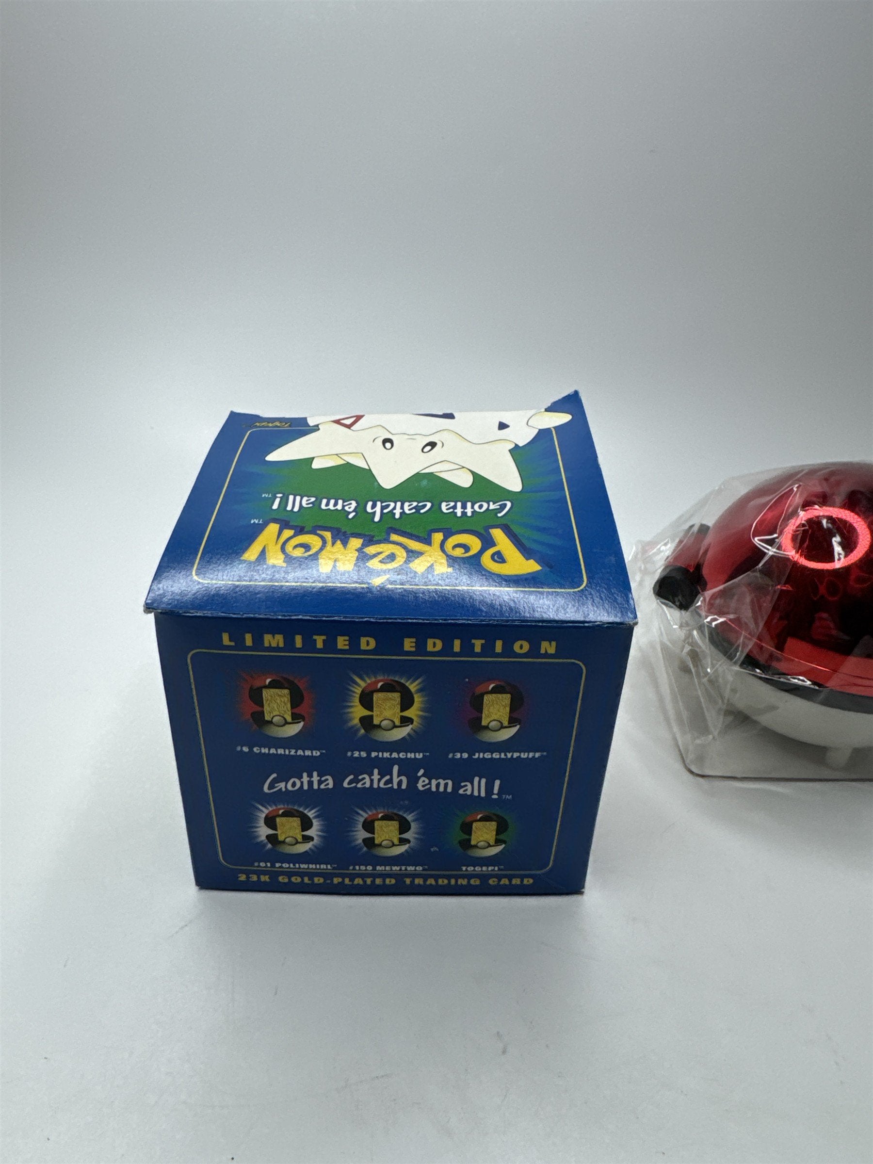 Vintage 1998 Pokemon Limited Edition Togepi 23K Gold-Plated Trading Card IN BOX