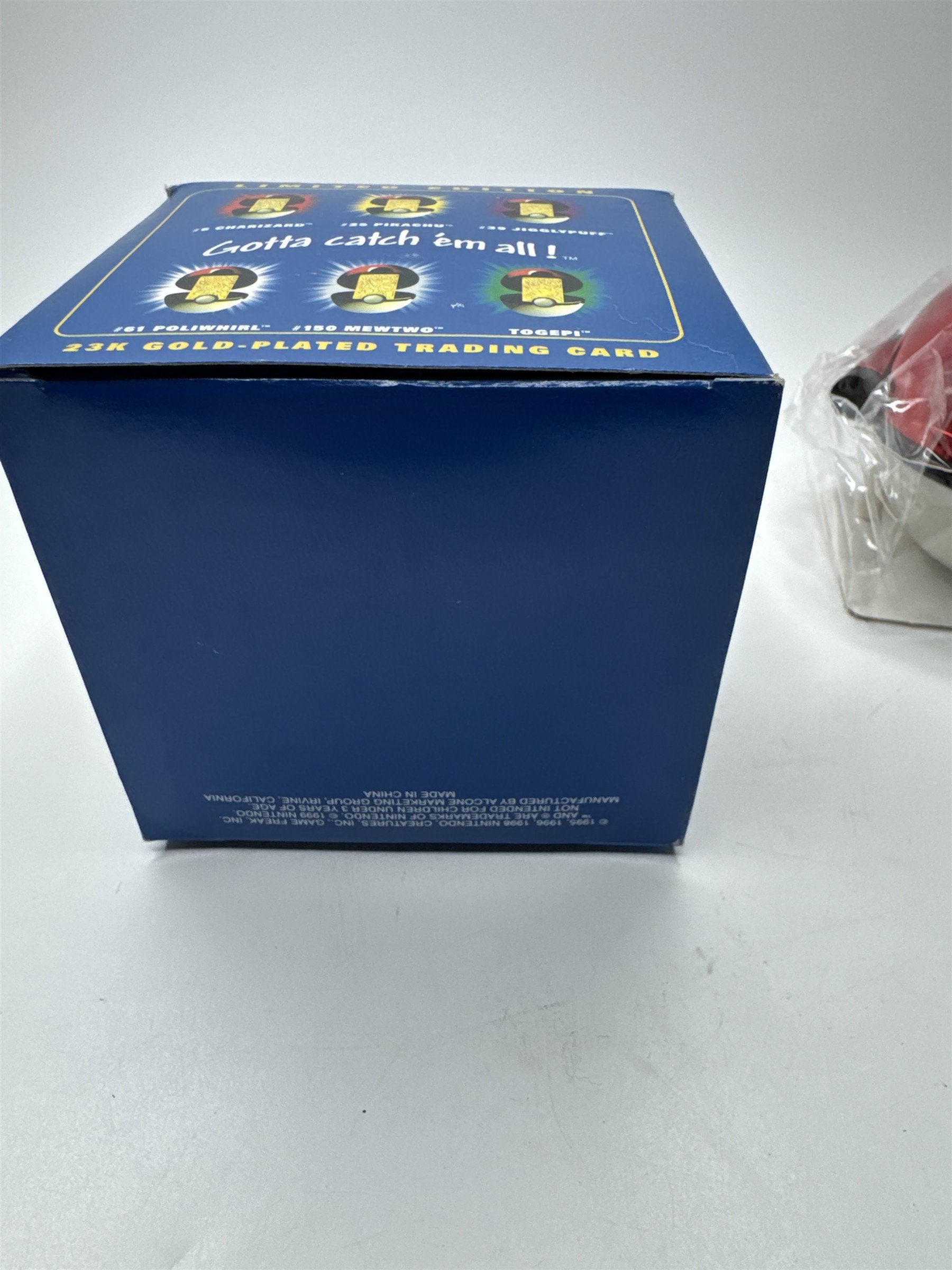 Vintage 1998 Pokemon Limited Edition Togepi 23K Gold-Plated Trading Card IN BOX