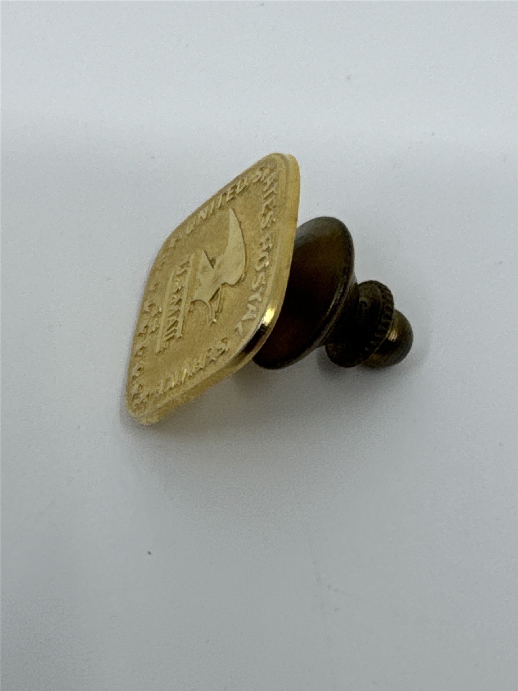 Vintage U.S. Post Office 35 Year U.S. Mail Service Pin WIRCO, N.J. 1/10 10K GF