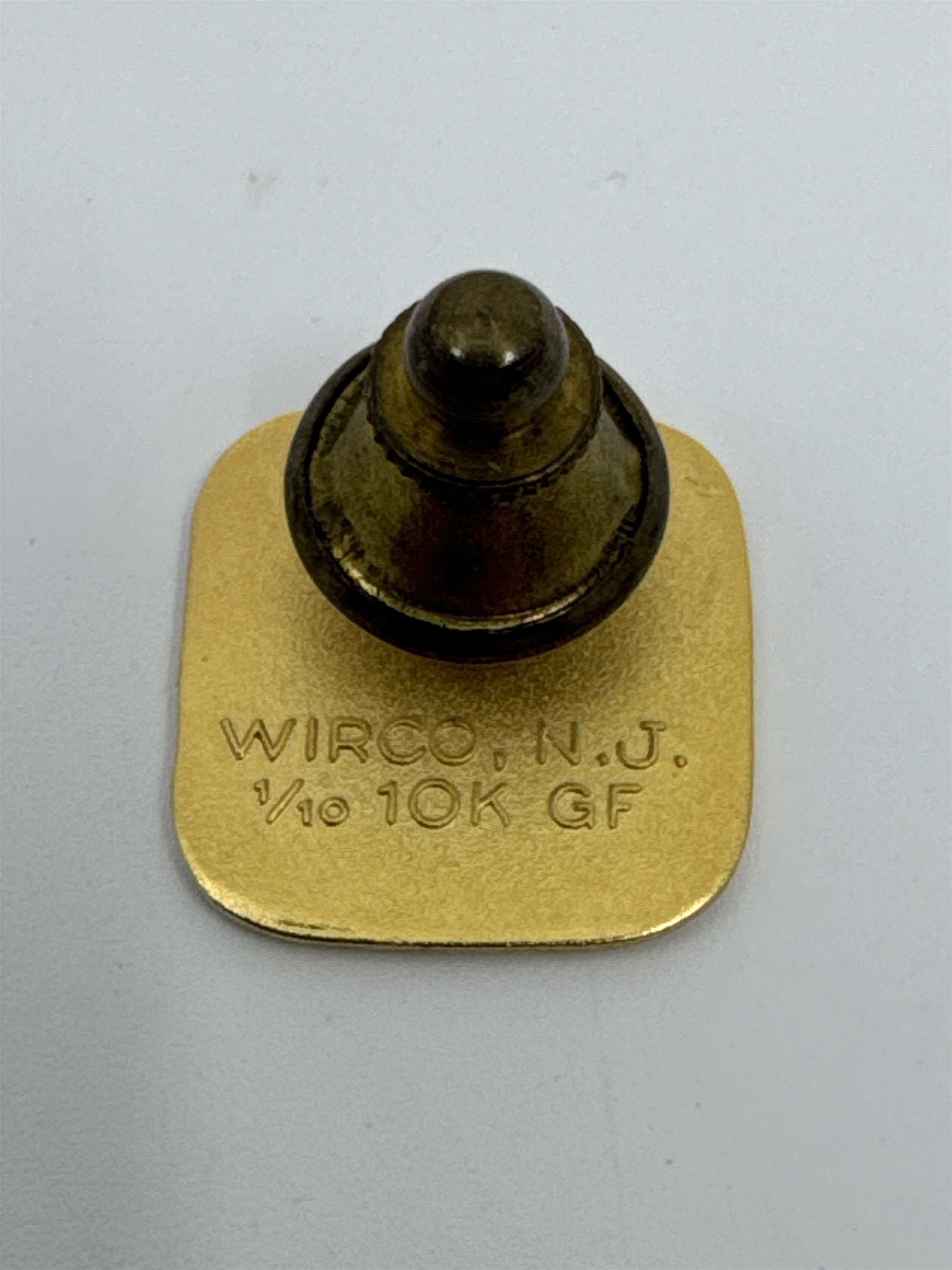 Vintage U.S. Post Office 35 Year U.S. Mail Service Pin WIRCO, N.J. 1/10 10K GF